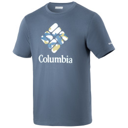 Camiseta de hombre Columbia M Rapid Ridge Graphic Tee azul Dark Mountain, CSC Camo Graphic