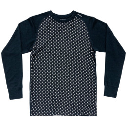 Camiseta funcional de hombre Devold Signature Merino 230 Shirt Man negro/blanco INK/RAWWHITE