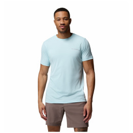 Camiseta de hombre Columbia Zero Rules™ Light SS Crew azul claro Marine Light