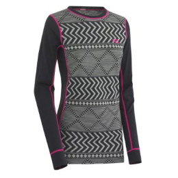 Camiseta de mujer Kari Traa Kryss LS gris Ebony