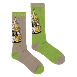 Medias E9 Odd Van2.4 verde/gris Assorted