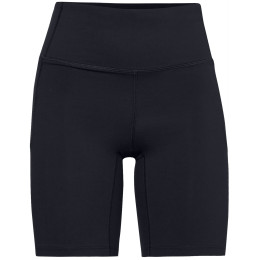 Pantalones cortos de mujer Under Armour Meridian Bike Short negro Black / / Metallic Silver