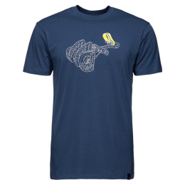 Camiseta de hombre Black Diamond M BD CAM TEE azul Ink Blue