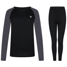 Ropa interior funcional para mujer Dare 2b W Exchange IV Baselayer Set negro/gris Black/Ebony