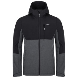 Chaqueta softshell de hombre Loap Lustav gris/negro černá