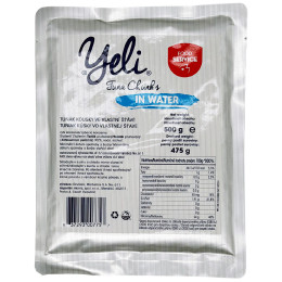 Comida de viaje Yeli Atún en trozos al natural (500 g)
