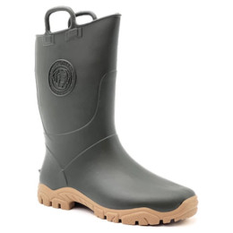 Botas de agua para niños Boatilus Ducky Y gris kaki/beige