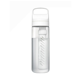 Botella con filtro LifeStraw Go 2.0 Water Filter Bottle 650 ml transparente Clear