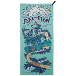 Toalla de secado rápido PackTowl Personal Body verde Flow