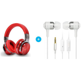 Auriculares inalámbricos Cowin Cowin E7 PRO + Dárek Cowin H1 rojo red