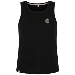 Top de mujer MOOA Merino Lyolite Edelweiss 150 negro black