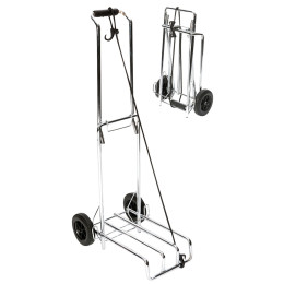 Carretilla Bo-Camp Bagage Trolley 40 kg plata