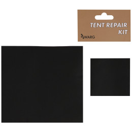 Juego de reparación Warg Tent Repair Kit PES/PU negro black