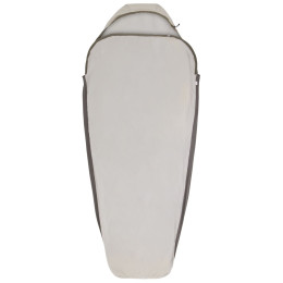 Forro para saco de dormir Sea to Summit Silk Blend Sleeping Bag Liner - Compact Mummy gris claro Moonstruck Grey