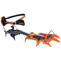Crampones de escalada Camp Alpinist Pro - Auto / Semi-Auto negro/naranja
