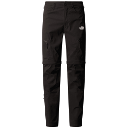 Pantalones de hombre The North Face Exploration Reg Tapered Convertible Pants negro TNF BLACK