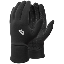 Guantes de mujer Mountain Equipment Stretch Fleece Grip Glove Women's negro Black