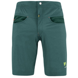Pantalones de tres cuartos para hombre Karpos Dolada Bermuda verde Balsam/Dark Sea/Paprika