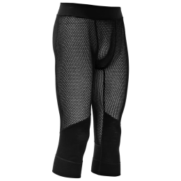 Calzoncillos funcionales de hombre Devold Wool Mesh Pro 3/4 Longs Man negro Black