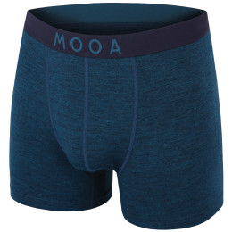 Calzoncillos bóxer para hombre MOOA MerinoSilk 4in azul legion blue melange
