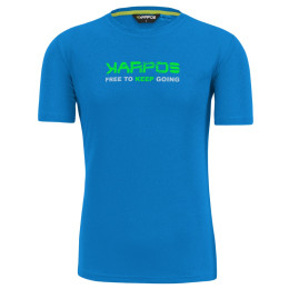 Camiseta de hombre Karpos Val Federia Tee azul claro Indigo Bunting Print 1