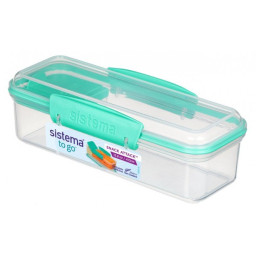 Caja de merienda Sistema Snack Attack To Go turquesa mint