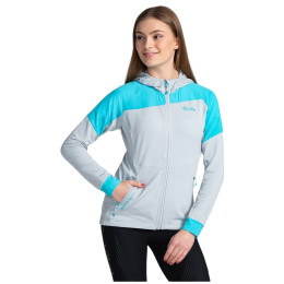 Sudadera funcional de mujer Kilpi Memphis gris/azul light grey