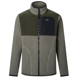 Sudadera funcional de hombre Regatta Frankie Borg Colour Block khaki oscuro SmkyOl/DkKhk