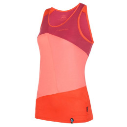 Camiseta sin mangas para mujer La Sportiva Charm Tank W rosa Cherry Tomato/Flamingo