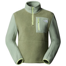 Sudadera de mujer The North Face W Yumiori 1/4 Zip verde Bark Mist/Slate Moss/As