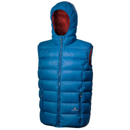 Chaleco de hombre Warmpeace Alamo azul Petrol/MarsRed