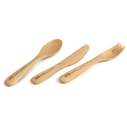 Cubierto GSI Outdoors Rakau Cutlery Set beige Natural