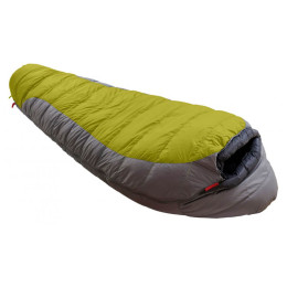 Saco de dormir de plumón Warmpeace Viking 1200 195 cm (2020) verde/gris Grey/Black/Hay/Steel