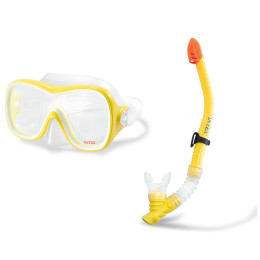 Juego de buceo Intex Wave Rider Swim Set 55647 amarillo