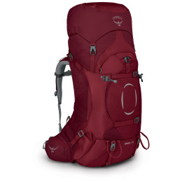 Mochila de senderismo para mujer Osprey Ariel 55 II rojo CleretRed