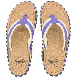 Chanclas Gumbies Corker Natural Cork - Purple violeta