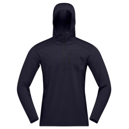 Sudadera funcional de hombre Norrona falketind warm1 Hood negro Caviar Black