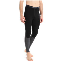 Calzoncillos funcionales de hombre Icebreaker ZoneKnit™ 260 Leggings negro black/jet heather/cb