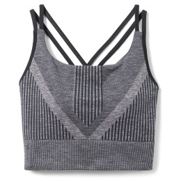 Ropa interior funcional para mujer Smartwool W Intraknit Strappy Bra negro black heather