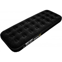 Colchón hinchable Regatta Flock Airbed Sgl negro Black