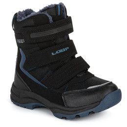 Botas de nieve para niños Loap Sneeky azul/negro MNight/SnBlue