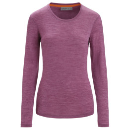 Camiseta de mujer Icebreaker Women Sphere II LS Tee violeta Go Berry Heather