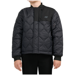 Chaqueta softshell para niños 4F Jacket M324 Deep Black negro Deep Black