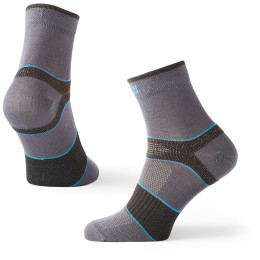 Calcetines Zulu Sport gris Gray/Black/Petrol