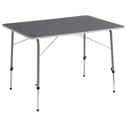 Mesa Easy Camp Alder Table negro/plata