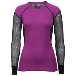 Camiseta funcional de mujer Brynje of Norway Lady Wool Thermo Shirt violeta Purple