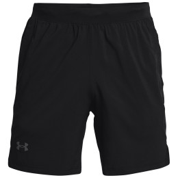 Pantalones cortos de hombre Under Armour Launch 7" Shorts negro Black / Black / Reflective