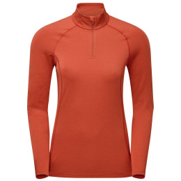 Camiseta funcional de mujer Montane Dart Xt Zip Neck rojo Saffron Red