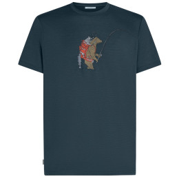 Camiseta funcional de hombre Icebreaker Merino 150 Tech Lite SS Tee Bear Catch