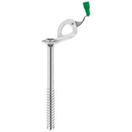 Tornillo de hielo Petzl Laser Speed 21 cm plata/verde